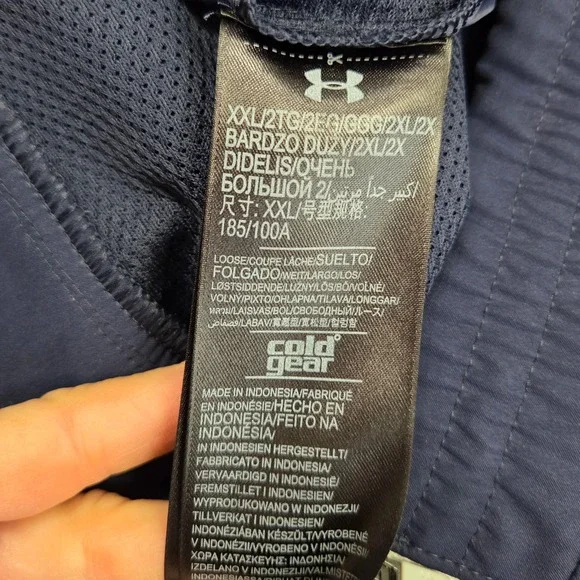 LAPD Centurions Football Under Armour Infrared Navy Blue 1/4 Zip Hoodie 2XL - Picture 5 of 13